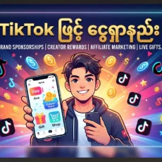 TikTok ဖြင့် ငွေရှာနည်း